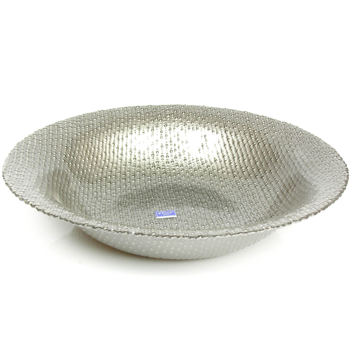 Glasschale Brillanz Silber