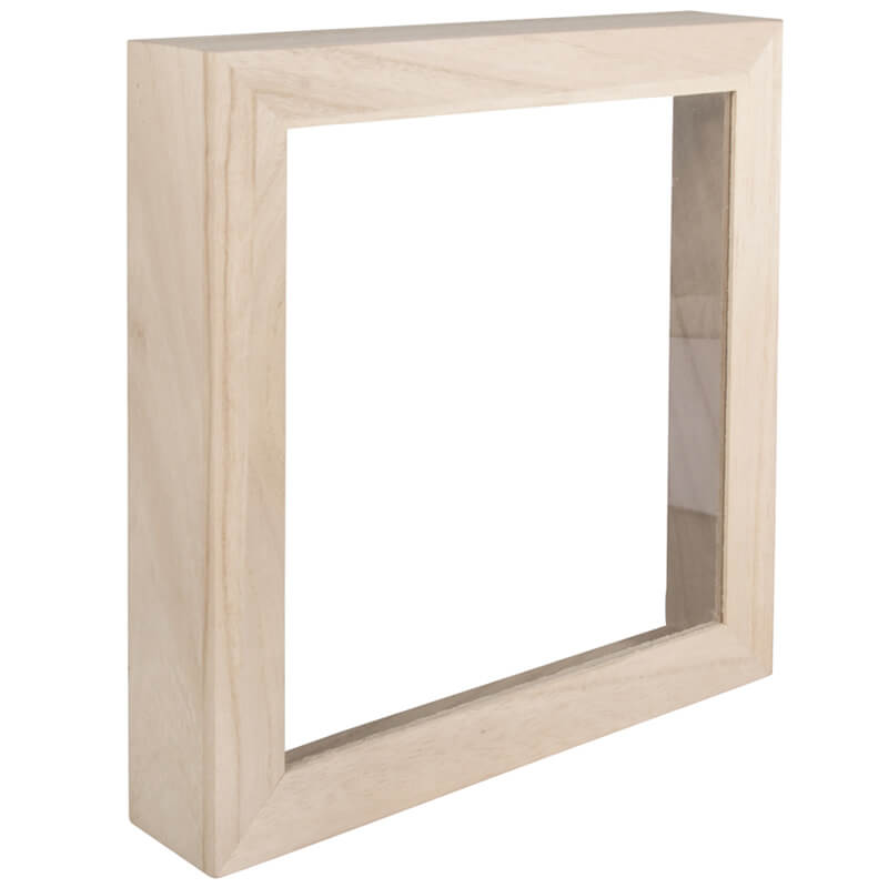 Holz Rahmen mit Acrylglas