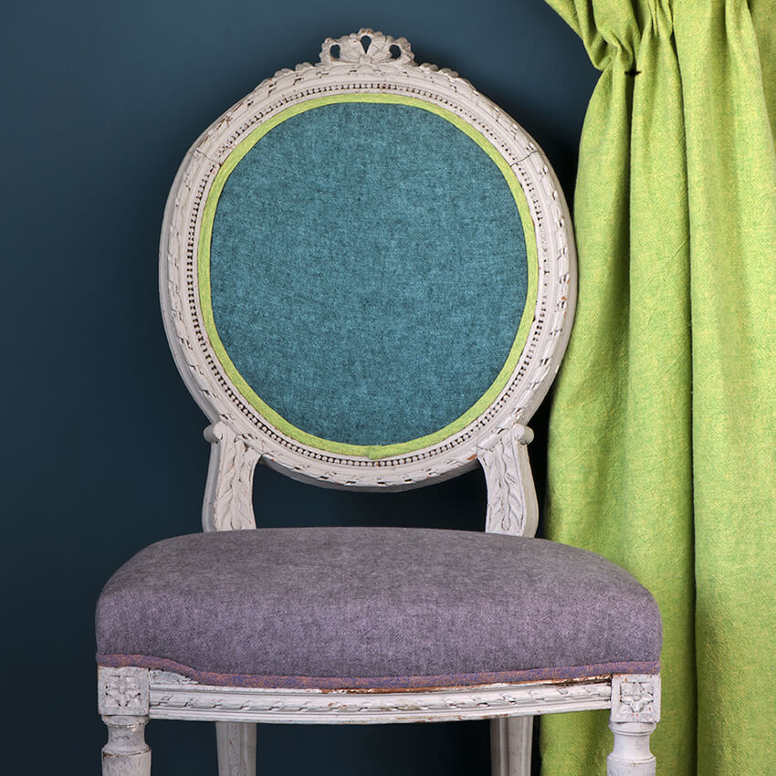 Stuhl überzogen mit Stoffen von Annie Sloan