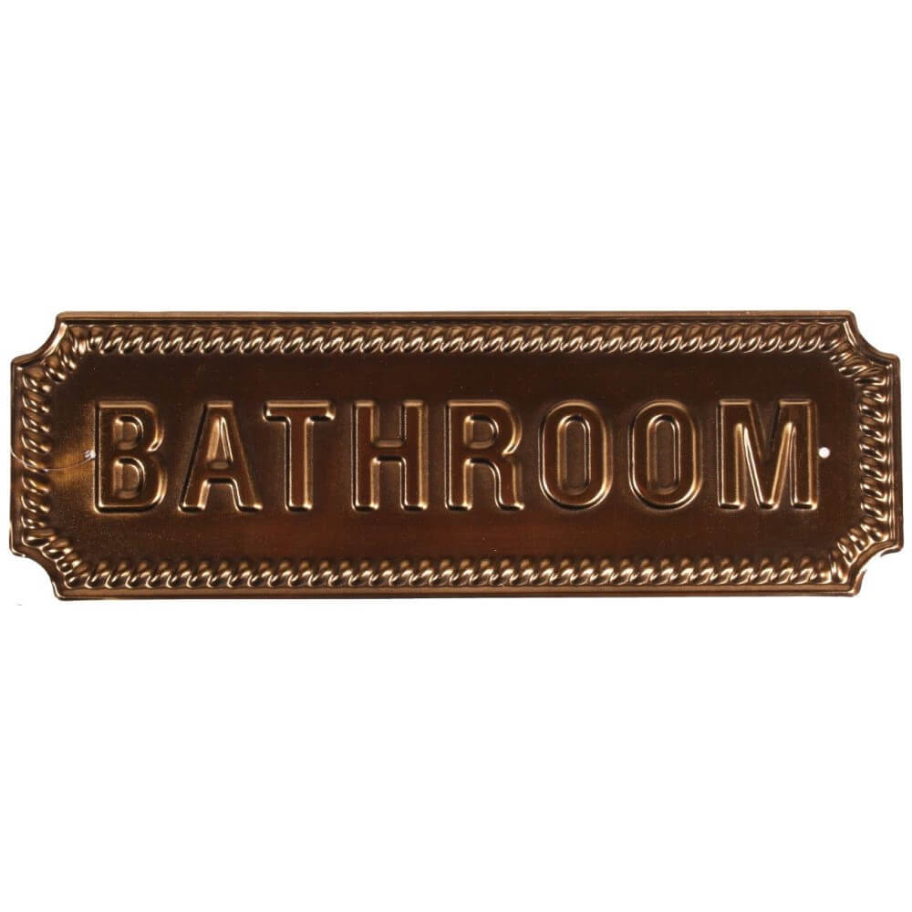 Türschild Bathroom