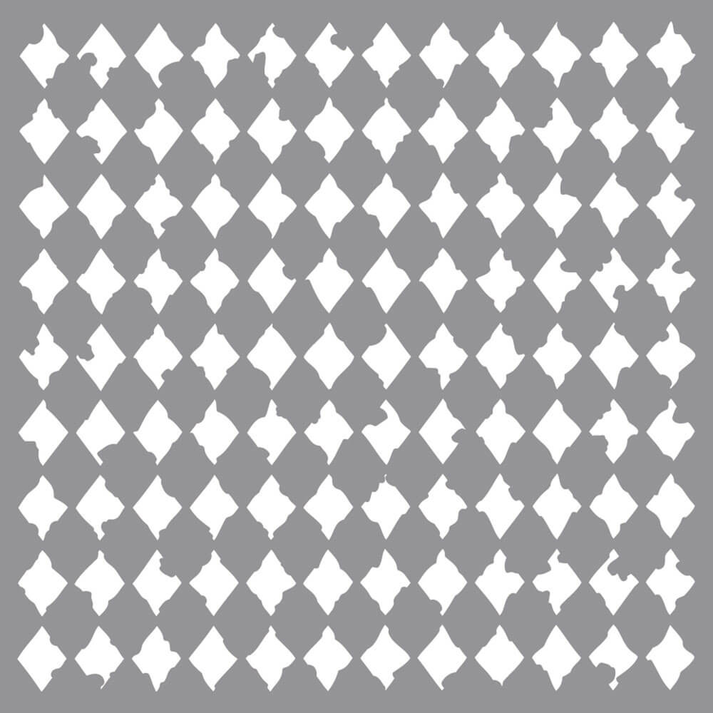 Harlekin Schablone